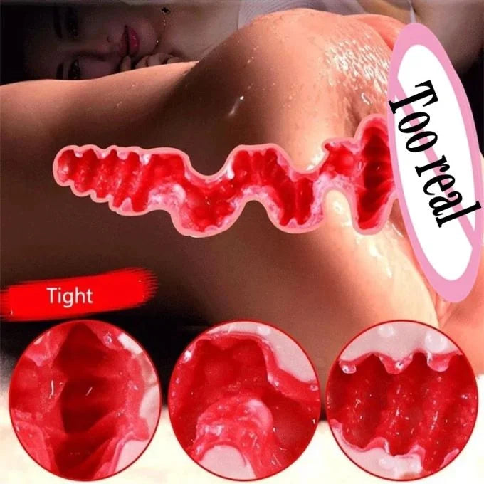 Male Sex Toy Silicone Real Vagina Mouth