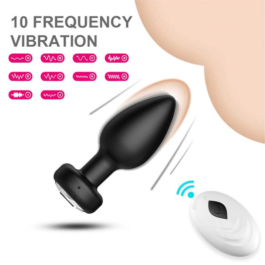 10 Speeds Plug Vibrator Remote Control
