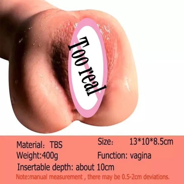 Male Sex Toy Silicone Real Vagina Mouth